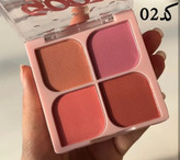 رژگونه پروانه ای چهار رنگ