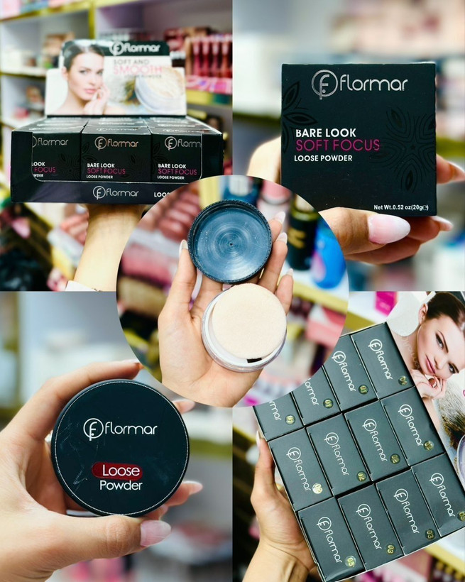 پودر فیکس و تثبیت کننده آرایش ۲۴ ساعته مدل loose powder